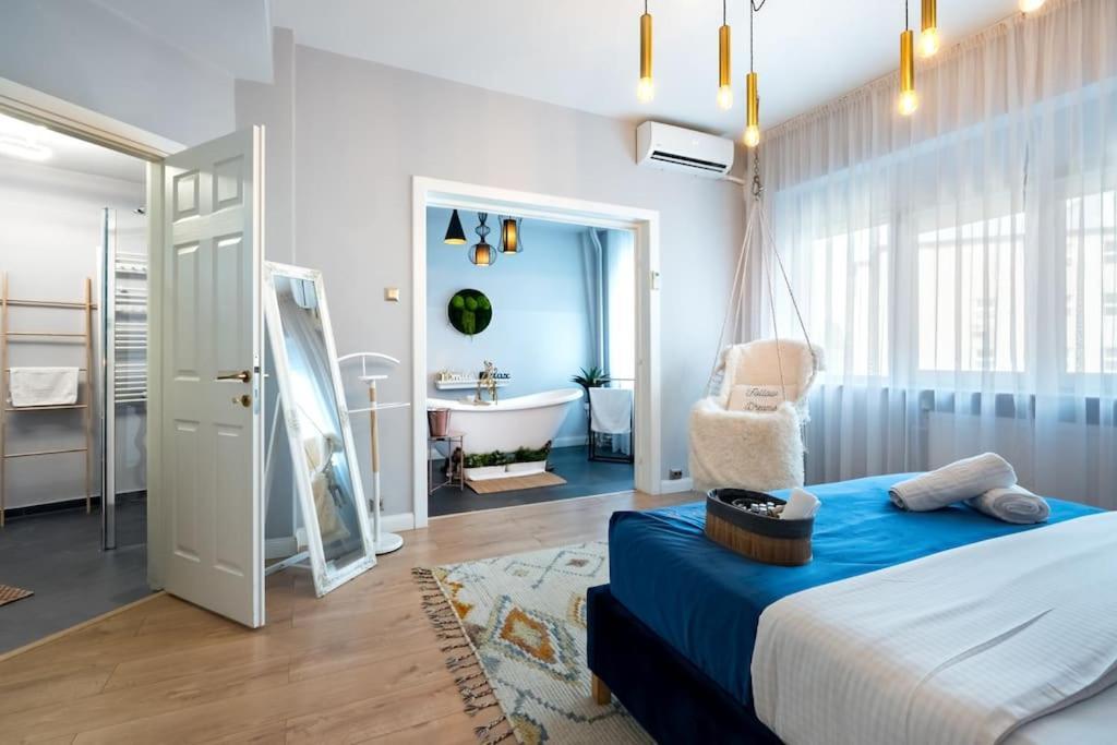 Intercontinental Apart - Massage Terrace Fireplace Букурещ Екстериор снимка